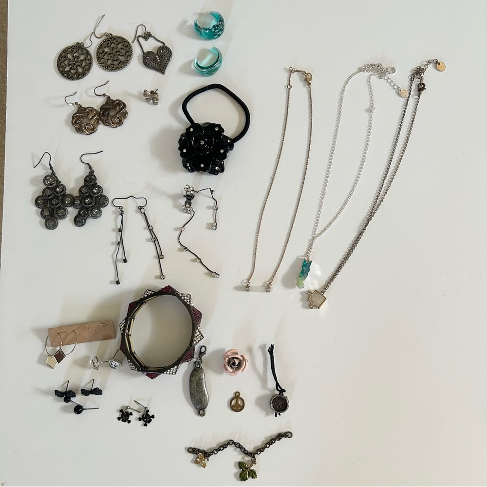 Bundle of “A little broken, a little tarnished…but aren’t we all?”  SOLD AS IS